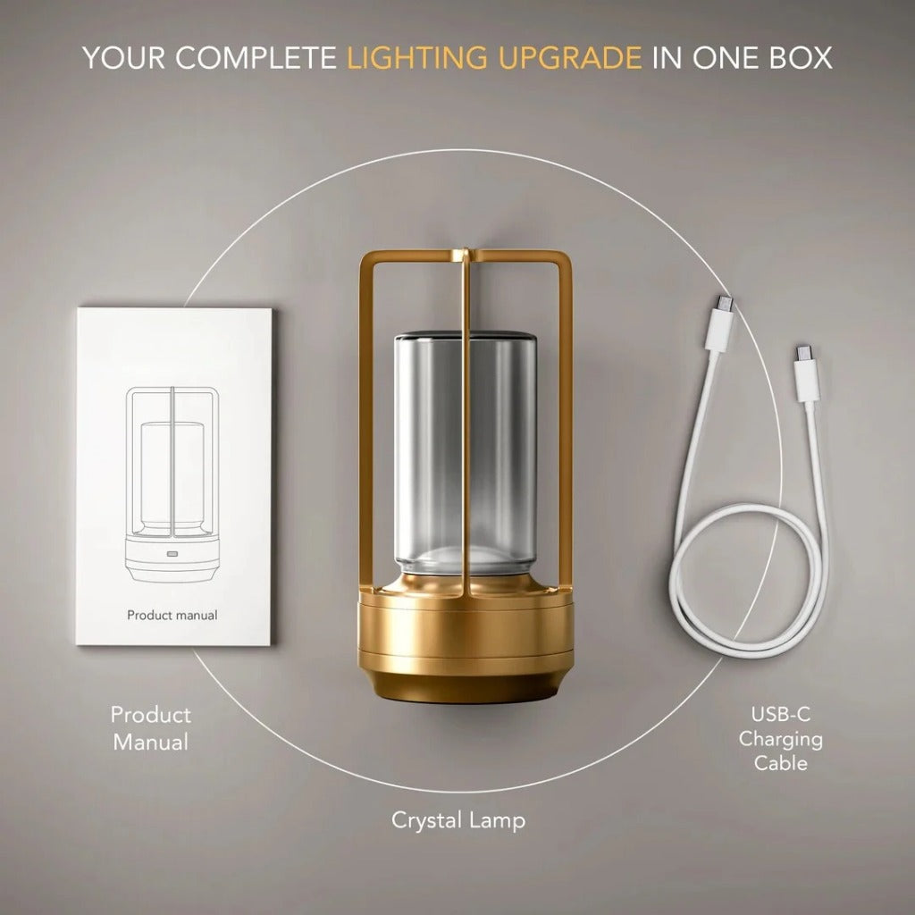 CRYSTAL TABLE LAMP